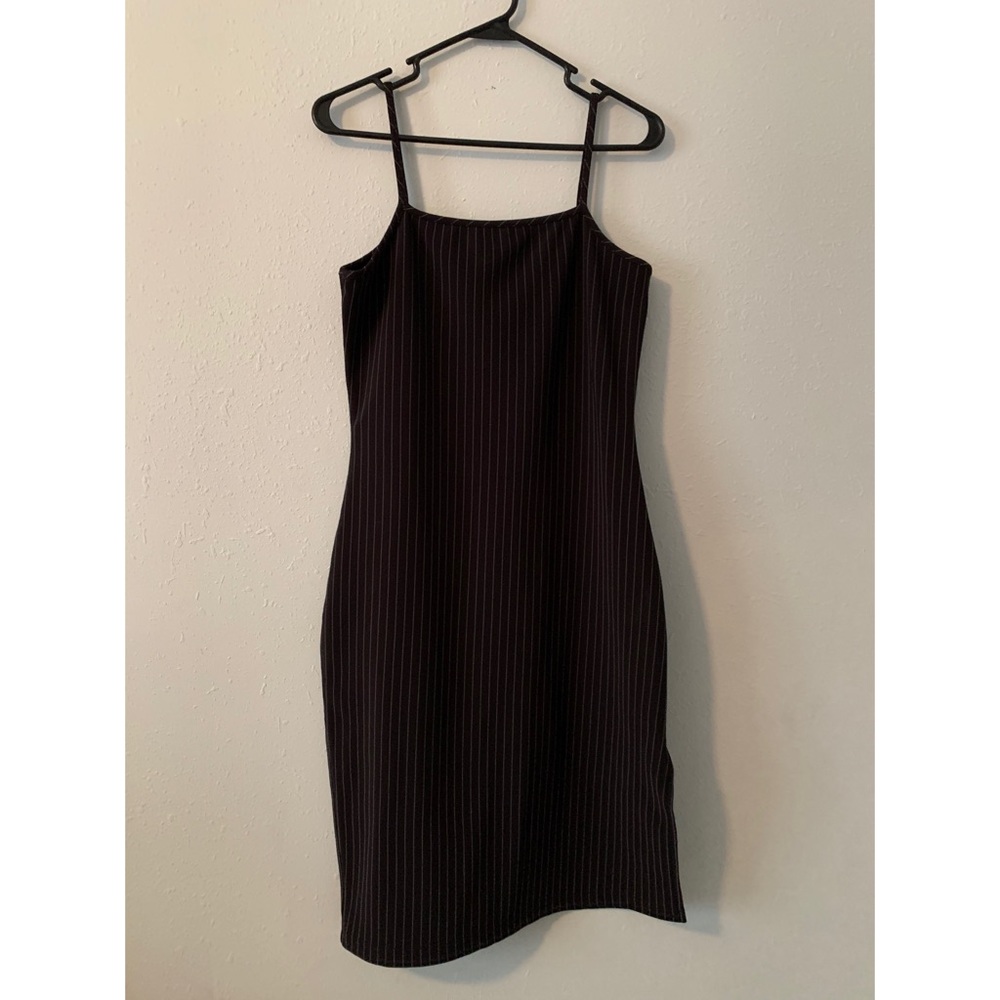 Black stripped dress